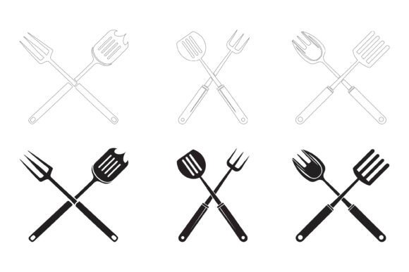 Bringing Culinary Concepts to Life: Your Set Cooking Utensils Icon Collection