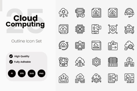 Cloud Computing Icons: A Visual Toolkit for Modern Projects