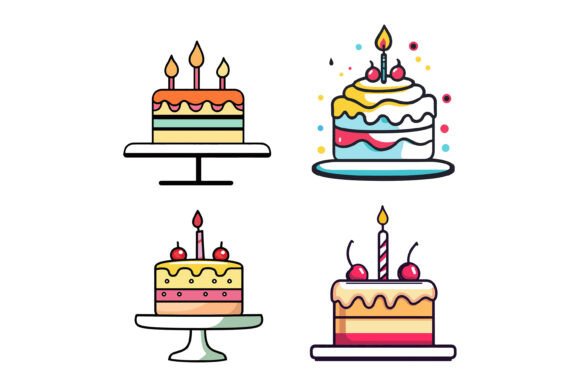 Colorful Cakes: A Comprehensive Look at a Specialty AI EPS Collection