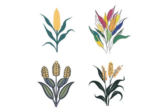 Corn Stalk AI EPS Illustrations: A Modern Design Toolkit