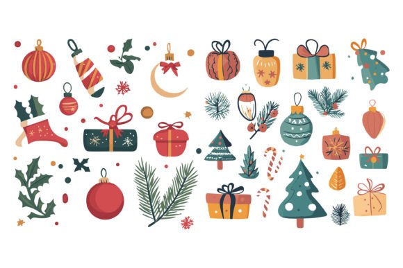 Elevate Your Holiday Design with a Christmas New Year Background Pattern