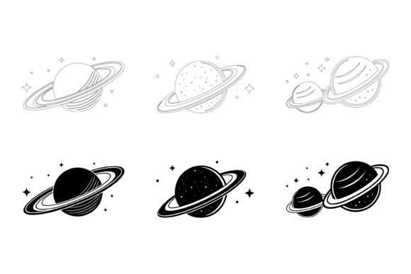 Planets: An AI EPS Illustration Set for Creative Professionals