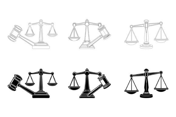 Retro Justice Scales: Balancing Tradition and Modern Design