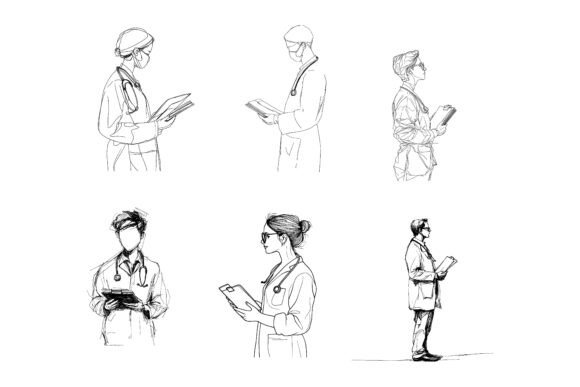 The Man Doctor Standing Illustration: A Ready-to-Use Asset for Modern Creators