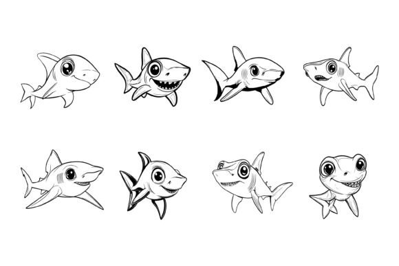 The Set of Sharks: Why This AI EPS Collection is Your Design Ally