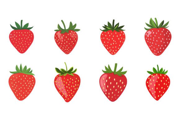 The Sweet Harmony of Strawberry Themes in Modern Digital Illustration