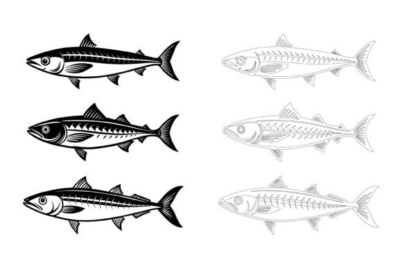 The Ultimate AI EPS Illustration Set: Unlocking Creative Freedom with Set Sardine Fish Icon