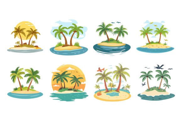 Understanding Palm Tree AI EPS Illustration Collections