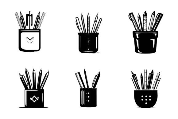 Understanding the Practical Value of the Coloured Pencils in Jar Icon Vector Set
