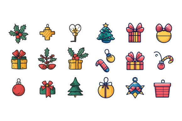 Various Christmas Baubles Vector: A Designer's Toolkit