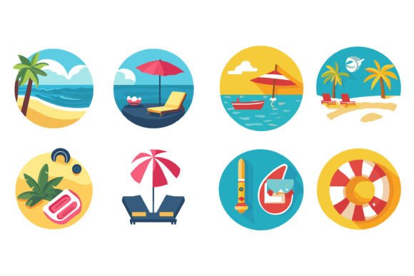 Visualize Your Vacation Ideas with a Premium Icon Collection