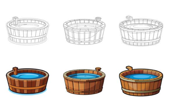 Wooden Baths Icons Set: A Strategic Visual Toolkit for Cohesive Branding